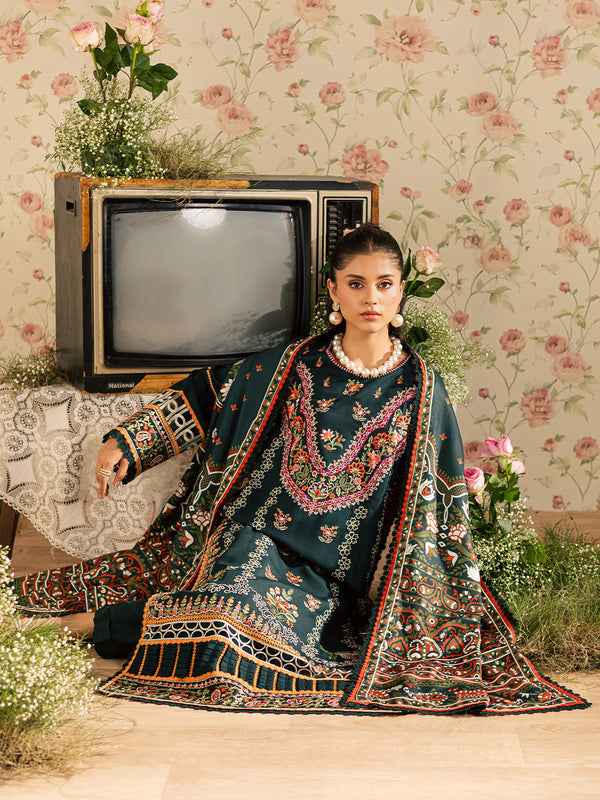 Mahnur | Kaia Slub Linen 25 | K - 08 | 3 PC LINEN by Mahnur - Designer Dress  - Type : Ladies Clothes - Available at Libayah - 100% Original 