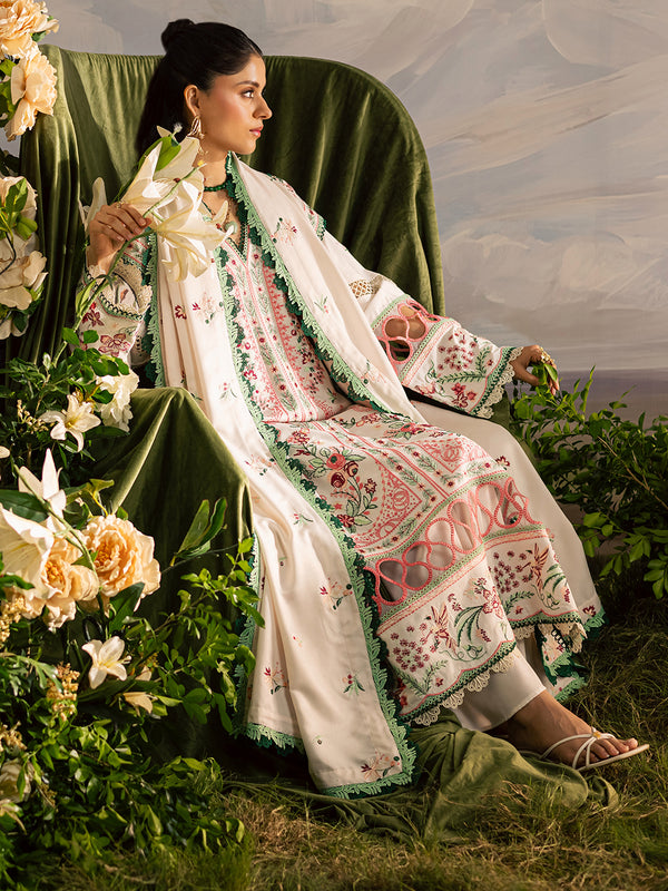 Mahnur | Kaia Slub Linen 25 | K - 11 | 3 PC LINEN by Mahnur - Designer Dress  - Type : Ladies Clothes - Available at Libayah - 100% Original 