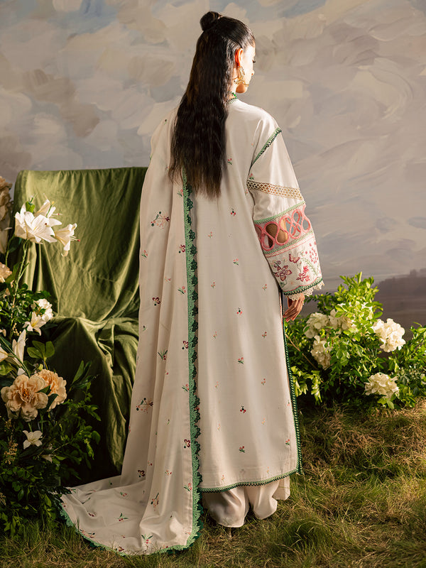Mahnur | Kaia Slub Linen 25 | K - 11 | 3 PC LINEN by Mahnur - Designer Dress  - Type : Ladies Clothes - Available at Libayah - 100% Original 