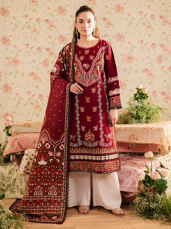 Mahnur | Kaia Slub Linen 25 | K - 12 | 3 PC LINEN by Mahnur - Designer Dress  - Type : Ladies Clothes - Available at Libayah - 100% Original 