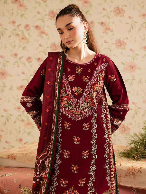 Mahnur | Kaia Slub Linen 25 | K - 12 | 3 PC LINEN by Mahnur - Designer Dress  - Type : Ladies Clothes - Available at Libayah - 100% Original 