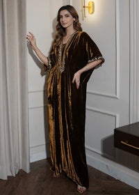 Mahum Asad | Voila Velvets | Topaz by Mahum Asad - Designer Dress - Type: Ladies Clothes - Available at Libayah - 100% Original