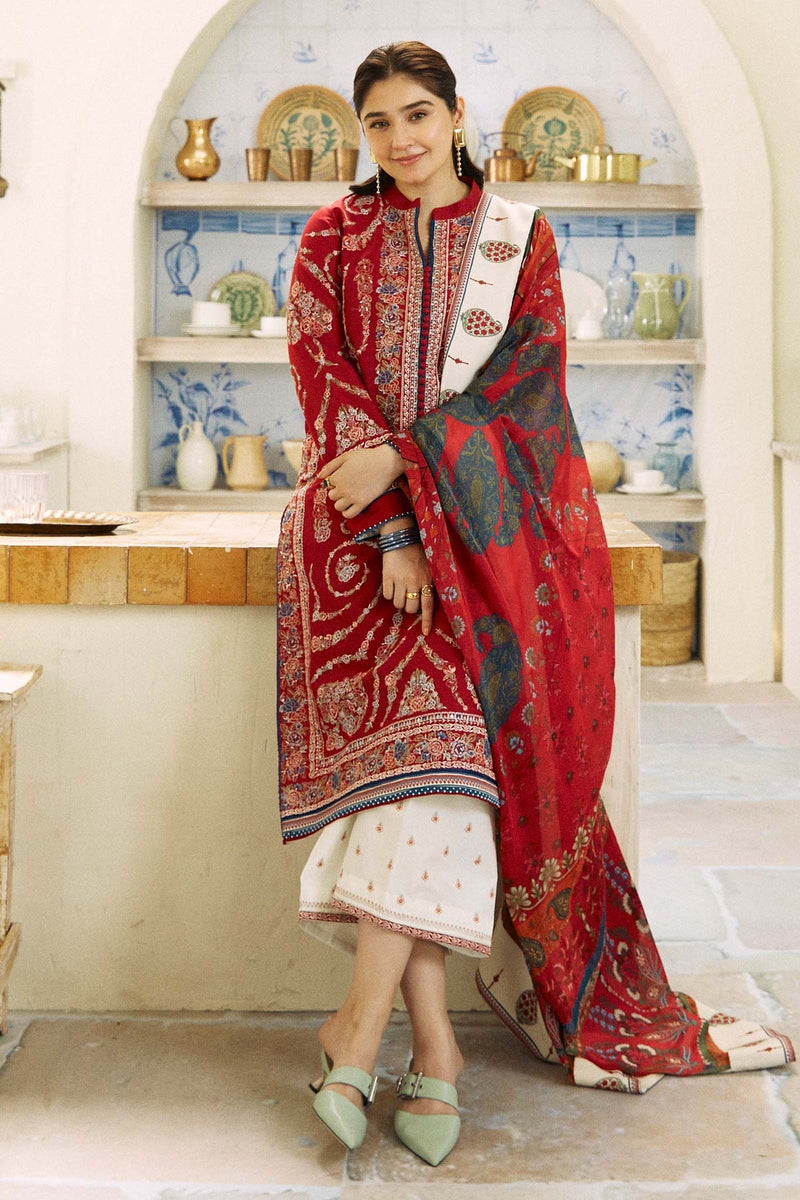 Zara Shahjahan | Coco Lawn Eid Edit 24 | KASHMIR KALI-D3 by Zara Shahjahan - Designer Dress - Type: Ladies Clothes - Available at Libayah - 100% Original