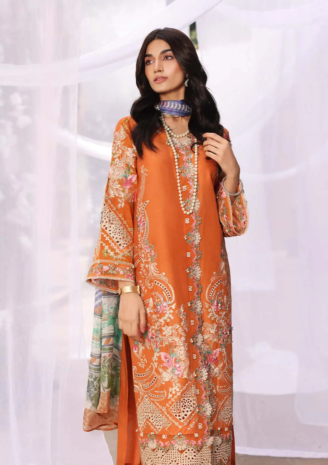 Kahf Premium | Festive Lawn 24 | KFL-10 MAYA by Khaf Premium - Designer Dress - Type: Ladies Clothes - Available at Libayah - 100% Original