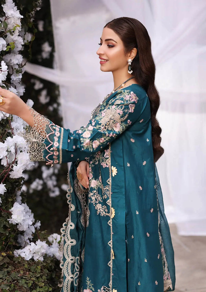 Kahf Premium | Festive Lawn 24 | KFL-09A BANO by Kahf Premium - Designer Dress - Type: Ladies Clothes - Available at Libayah - 100% Original