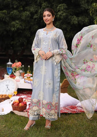 Kahf Premium | Festive Lawn 24 | KFL-08A FIRUZE by Kahf Premium - Designer Dress - Type: Ladies Clothes - Available at Libayah - 100% Original