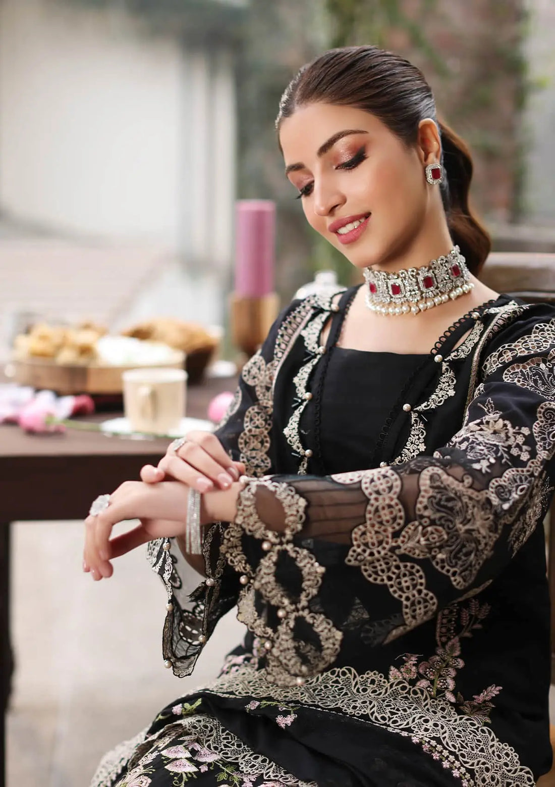 Kahf Premium | Festive Lawn 24 | KFL-06 NOOR by Kahf Premium - Designer Dress - Type: Ladies Clothes - Available at Libayah - 100% Original