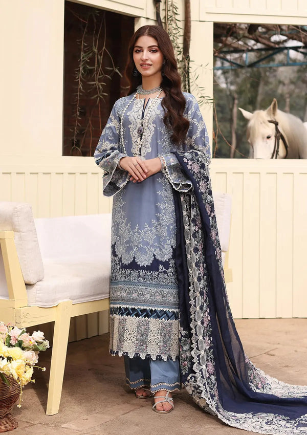 Kahf Premium | Festive Lawn 24 |KFL-04 KINZA by Kahf Premium - Designer Dress - Type: Ladies Clothes - Available at Libayah - 100% Original