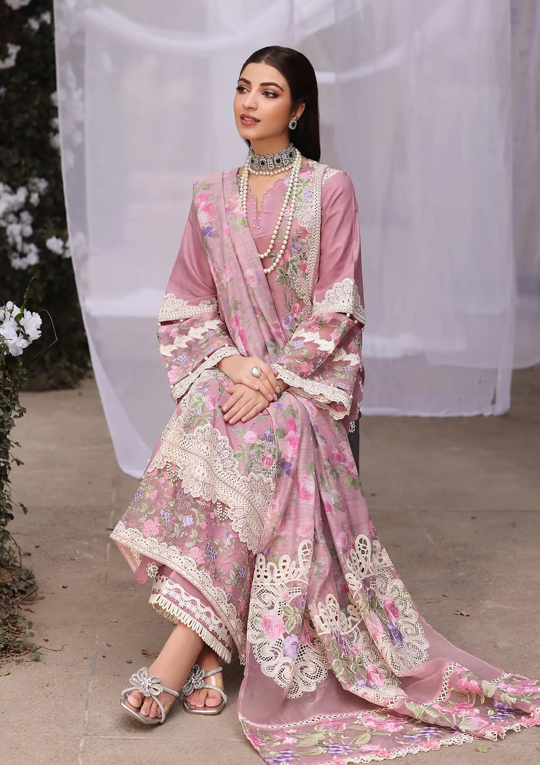 Kahf Premium | Festive Lawn 24 | KFL-03 SASSI by Kahf Premium - Designer Dress - Type: Ladies Clothes - Available at Libayah - 100% Original