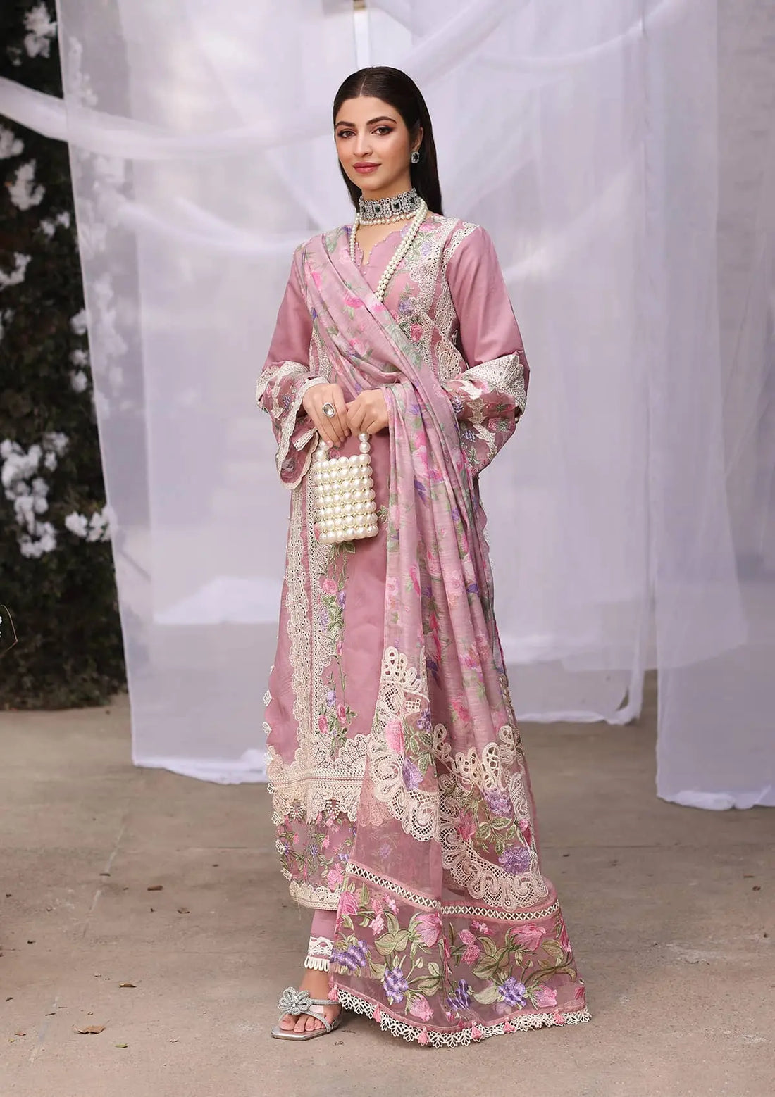 Kahf Premium | Festive Lawn 24 | KFL-03 SASSI by Kahf Premium - Designer Dress - Type: Ladies Clothes - Available at Libayah - 100% Original