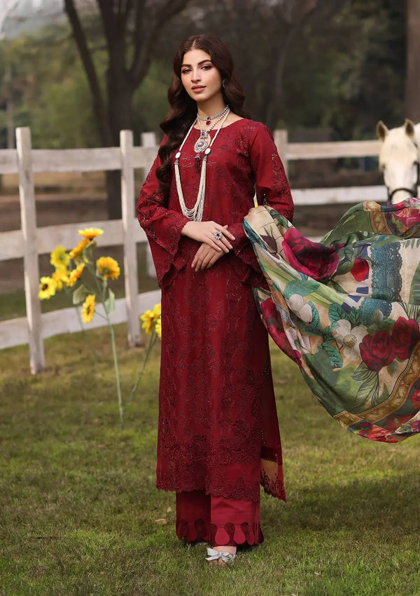 Kahf Premium | Festive Lawn 24 | KFL-02 ALORA by Kahf Premium - Designer Dress - Type: Ladies Clothes - Available at Libayah - 100% Original