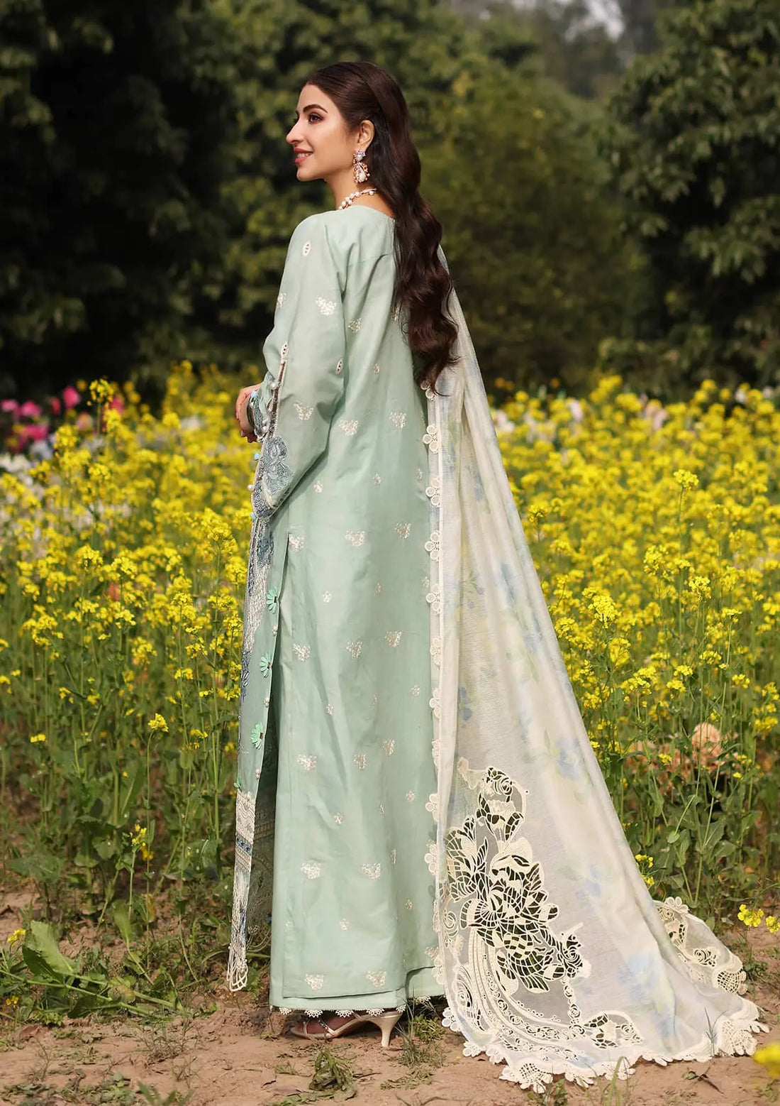 Kahf Premium | Festive Lawn 24 | KFL-01 TABIR by Kahf Premium - Designer Dress - Type: Ladies Clothes - Available at Libayah - 100% Original