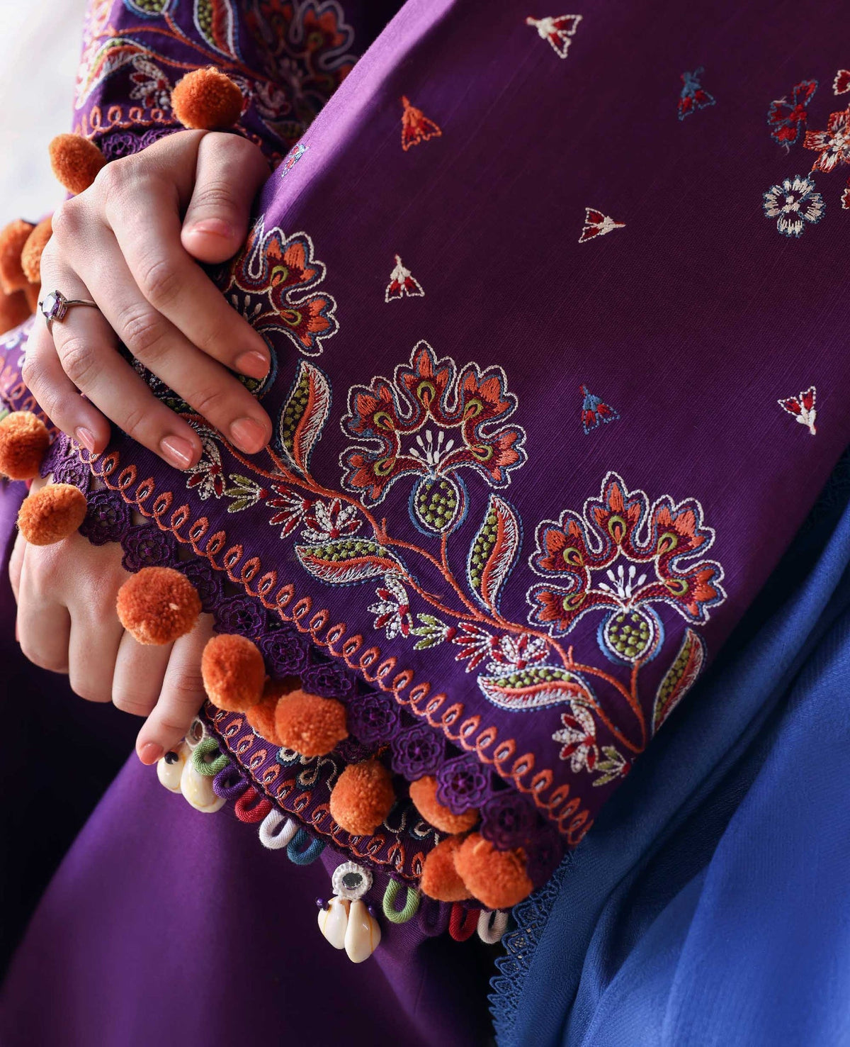 Republic Womenswear | Amaris Luxury Shawl 25 | Kaia by Republic Womenswear - Designer Dress  - Type : Ladies Clothes - Available at Libayah - 100% Original 