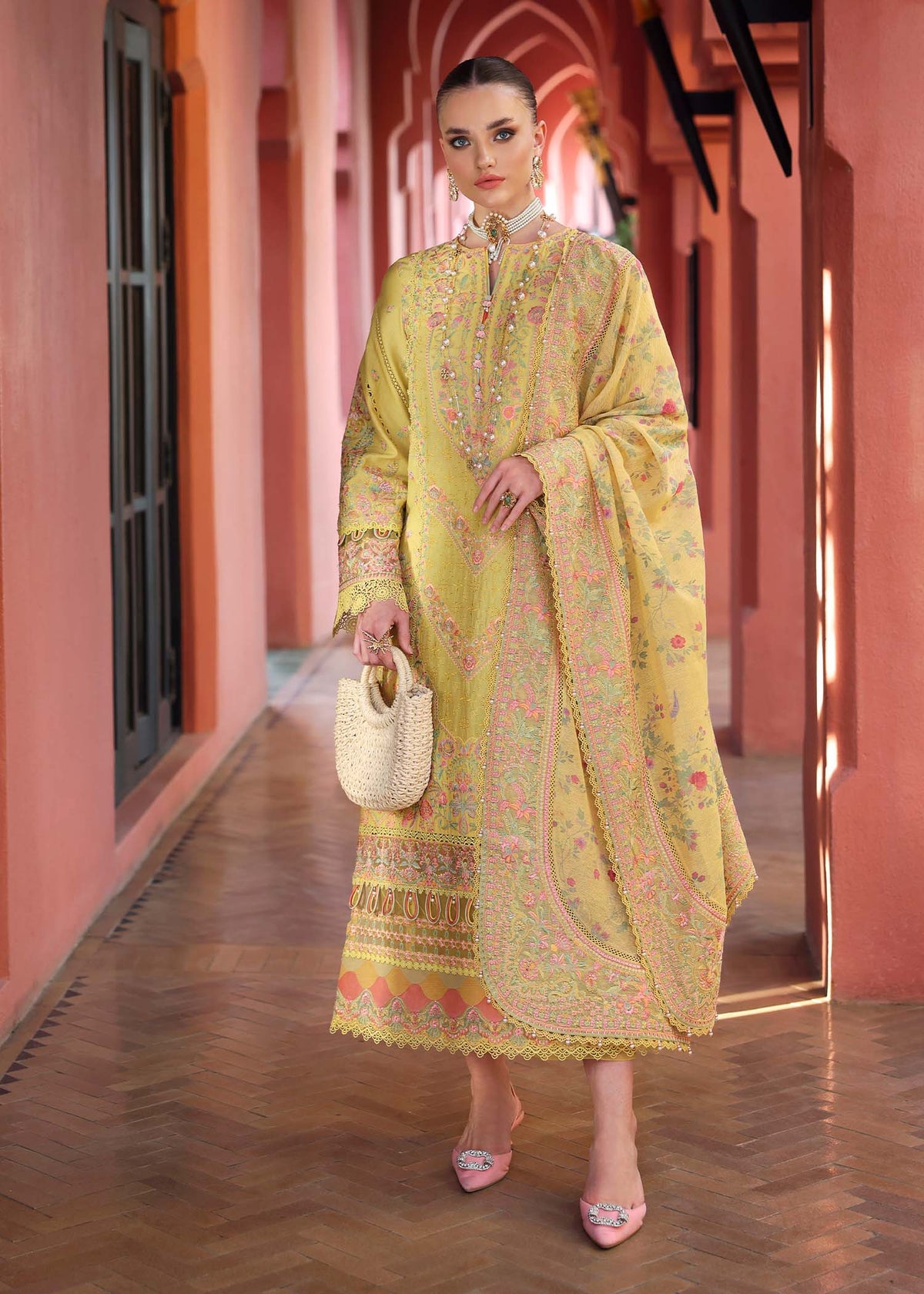 Kanwal Malik | Elysia Luxury Lawn 25 | Summer by Kanwal Malik - Designer Dress - Type: Ladies Clothes - Available at Libayah - 100% Original