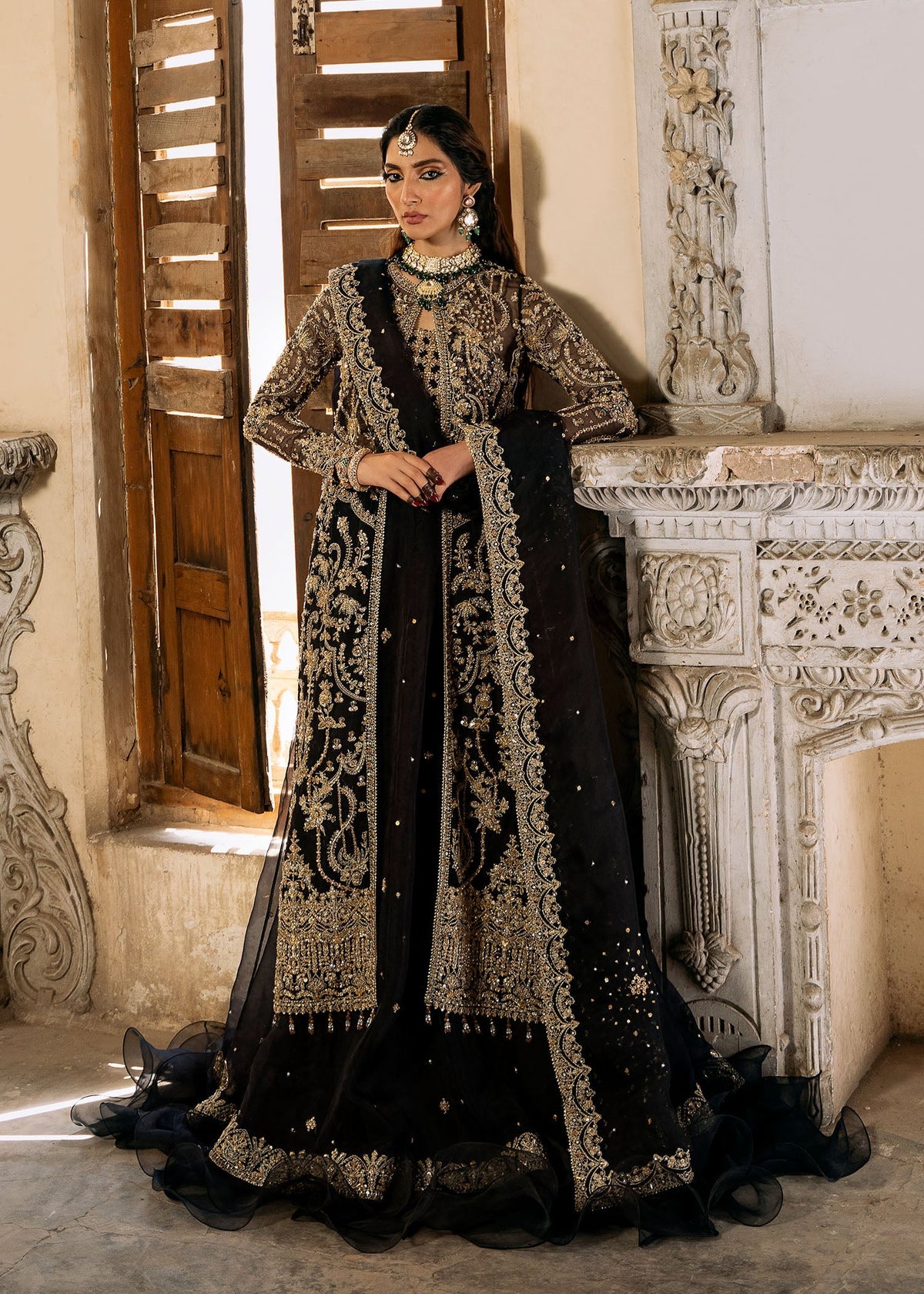 Kanwal Malik | Sajni Wedding 2024 |  Shahtaj by Kanwal Malik - Designer Dress - Type: Ladies Clothes - Available at Libayah - 100% Original
