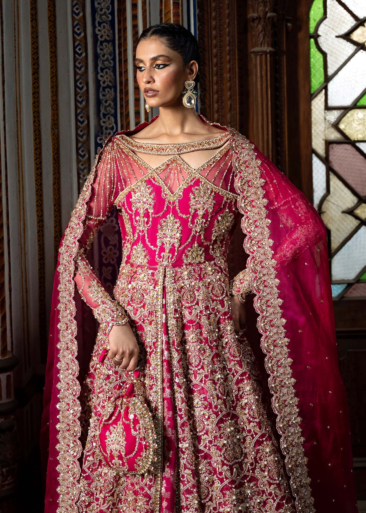 Kanwal Malik | Sajni Wedding 2024 |  Sarosh by Kanwal Malik - Designer Dress - Type: Ladies Clothes - Available at Libayah - 100% Original