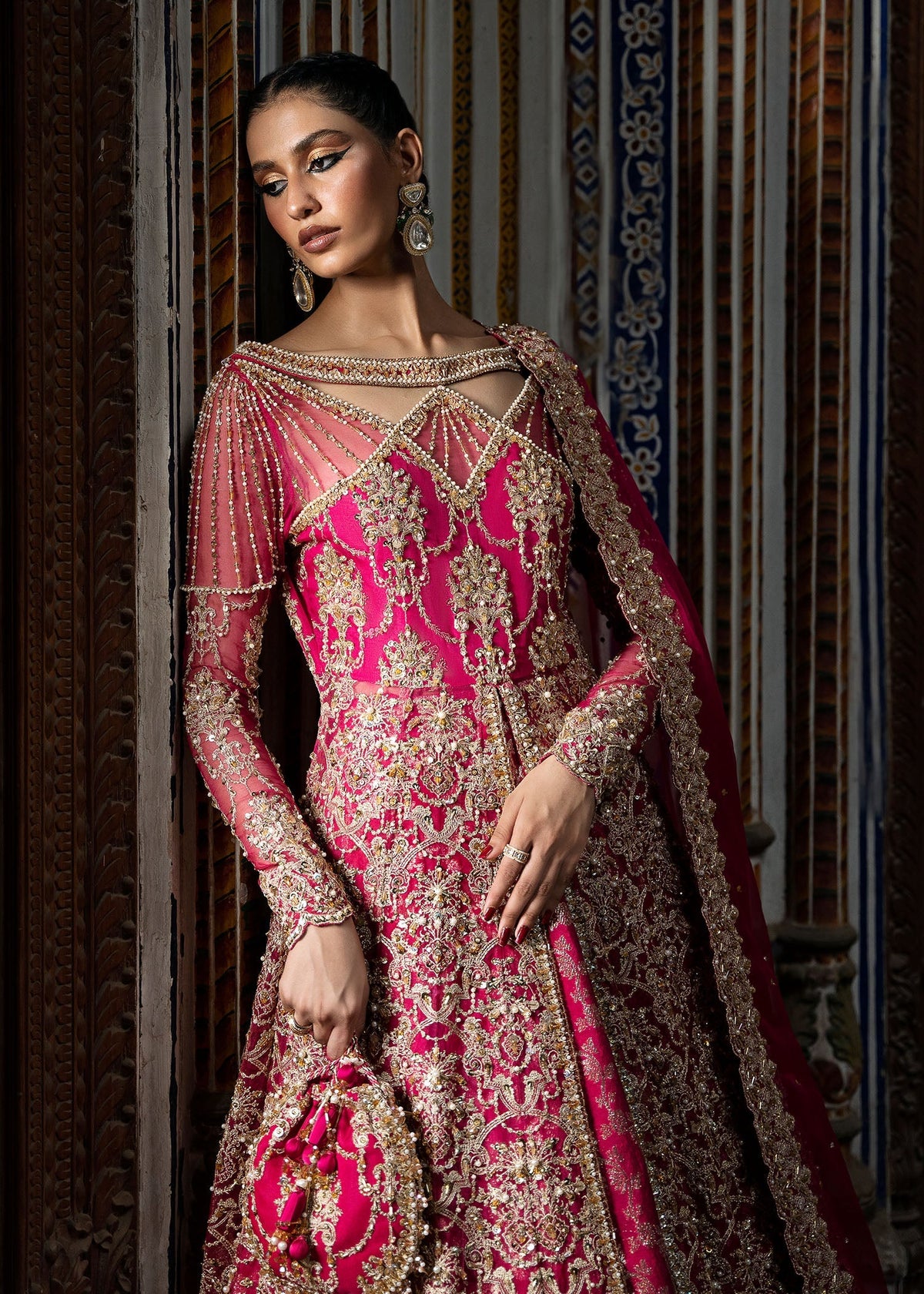 Kanwal Malik | Sajni Wedding 2024 |  Sarosh by Kanwal Malik - Designer Dress - Type: Ladies Clothes - Available at Libayah - 100% Original