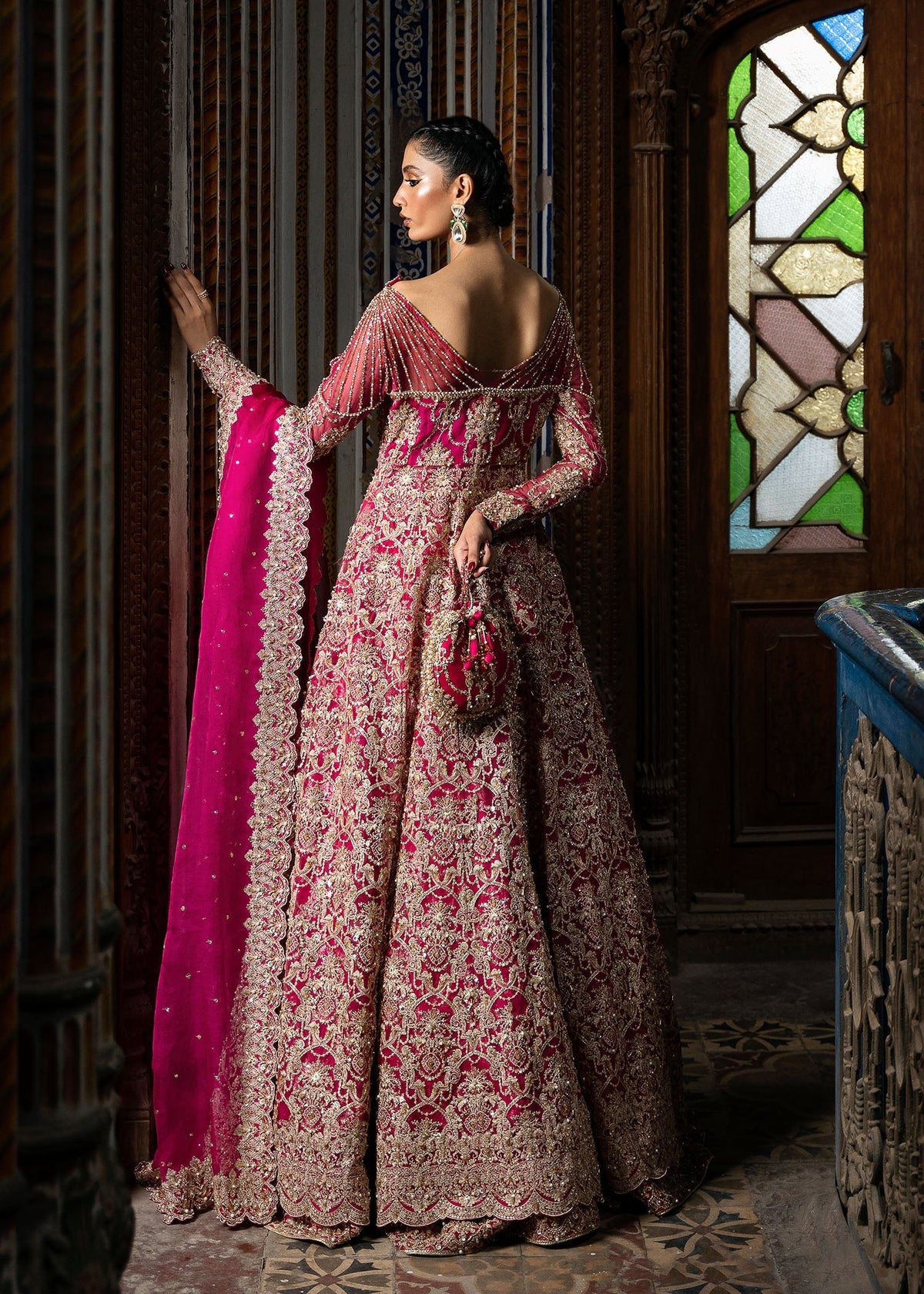 Kanwal Malik | Sajni Wedding 2024 |  Sarosh by Kanwal Malik - Designer Dress - Type: Ladies Clothes - Available at Libayah - 100% Original