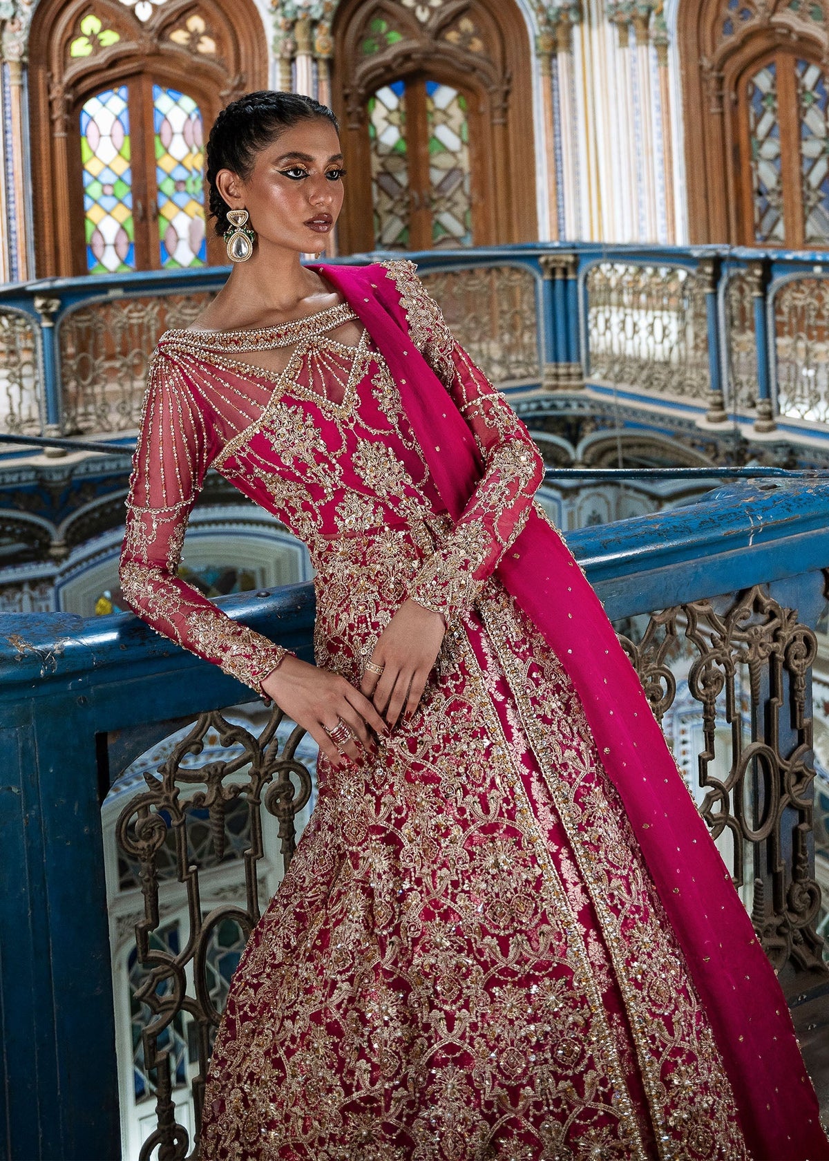 Kanwal Malik | Sajni Wedding 2024 |  Sarosh by Kanwal Malik - Designer Dress - Type: Ladies Clothes - Available at Libayah - 100% Original