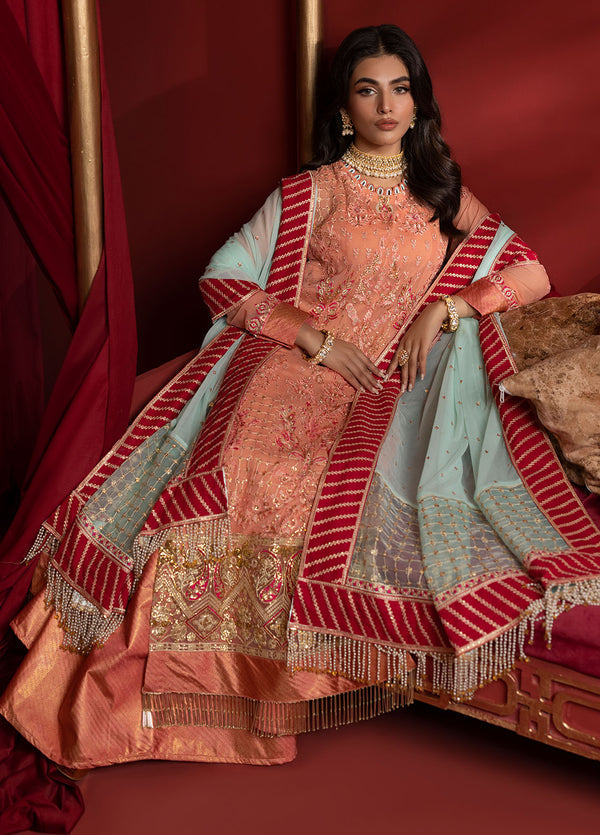 Sahane | Luxury Lawn and Formal Dresses | KD-1102 Azalea - Khawab Deeda by Sahane - Designer Dress - Type: Formal - Available at Libayah - 100% Original