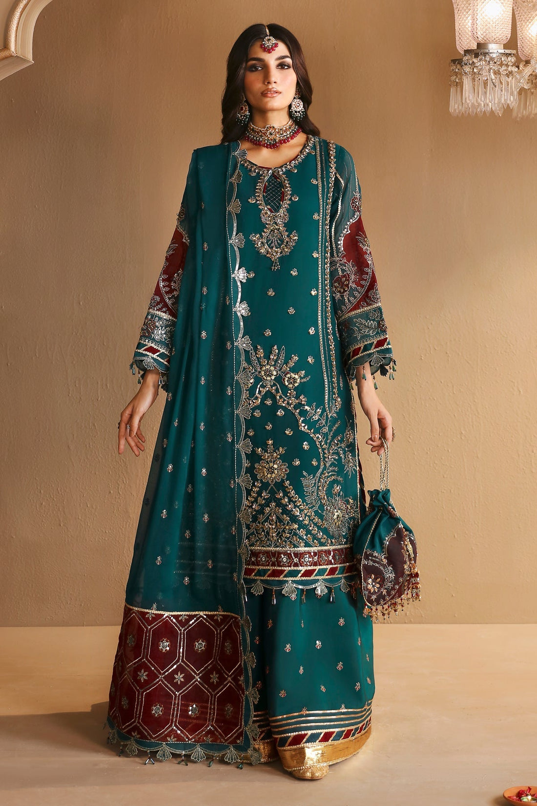 Alizeh | Reena Wedding Formals | AF-HM-4024-KHIVA by Alizeh - Designer Dress - Type: Ladies Clothes - Available at Libayah - 100% Original