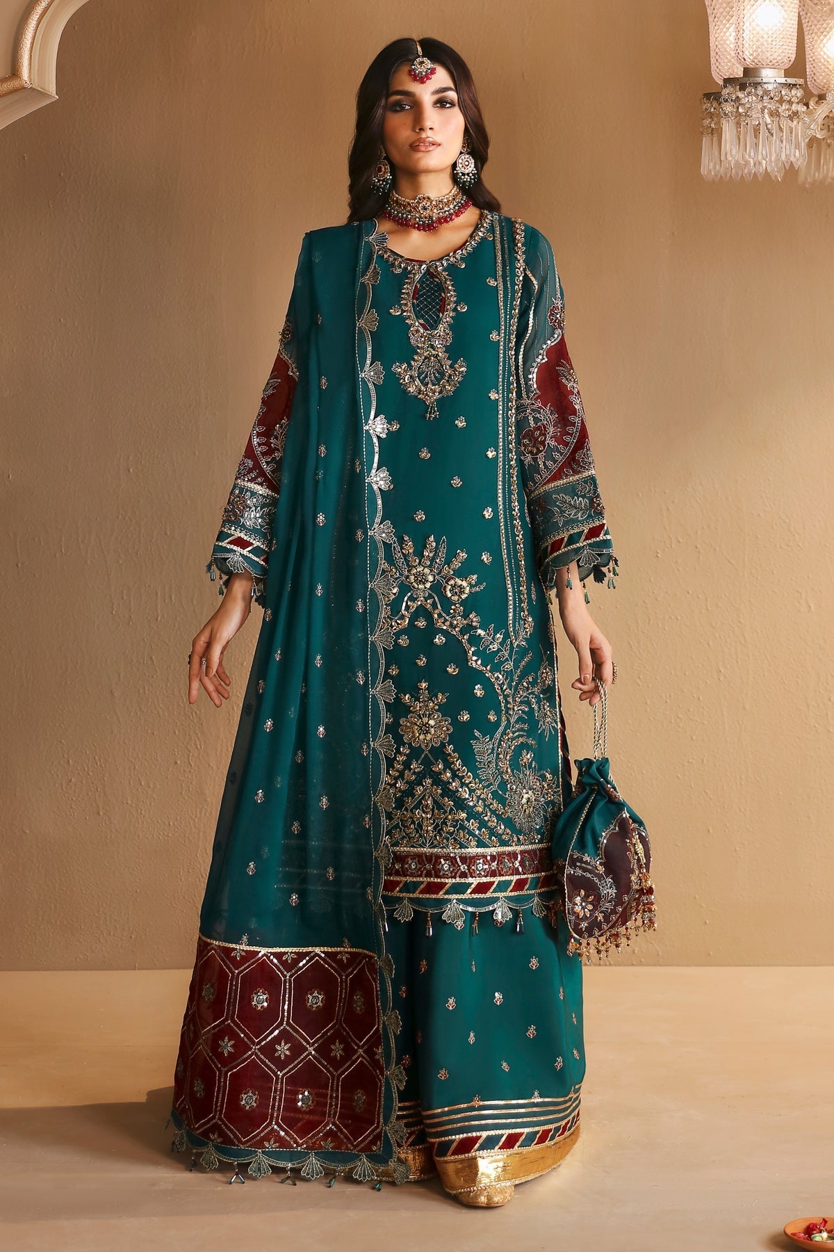 Alizeh | Reena Wedding Formals | AF-HM-4024-KHIVA by Alizeh - Designer Dress - Type: Ladies Clothes - Available at Libayah - 100% Original