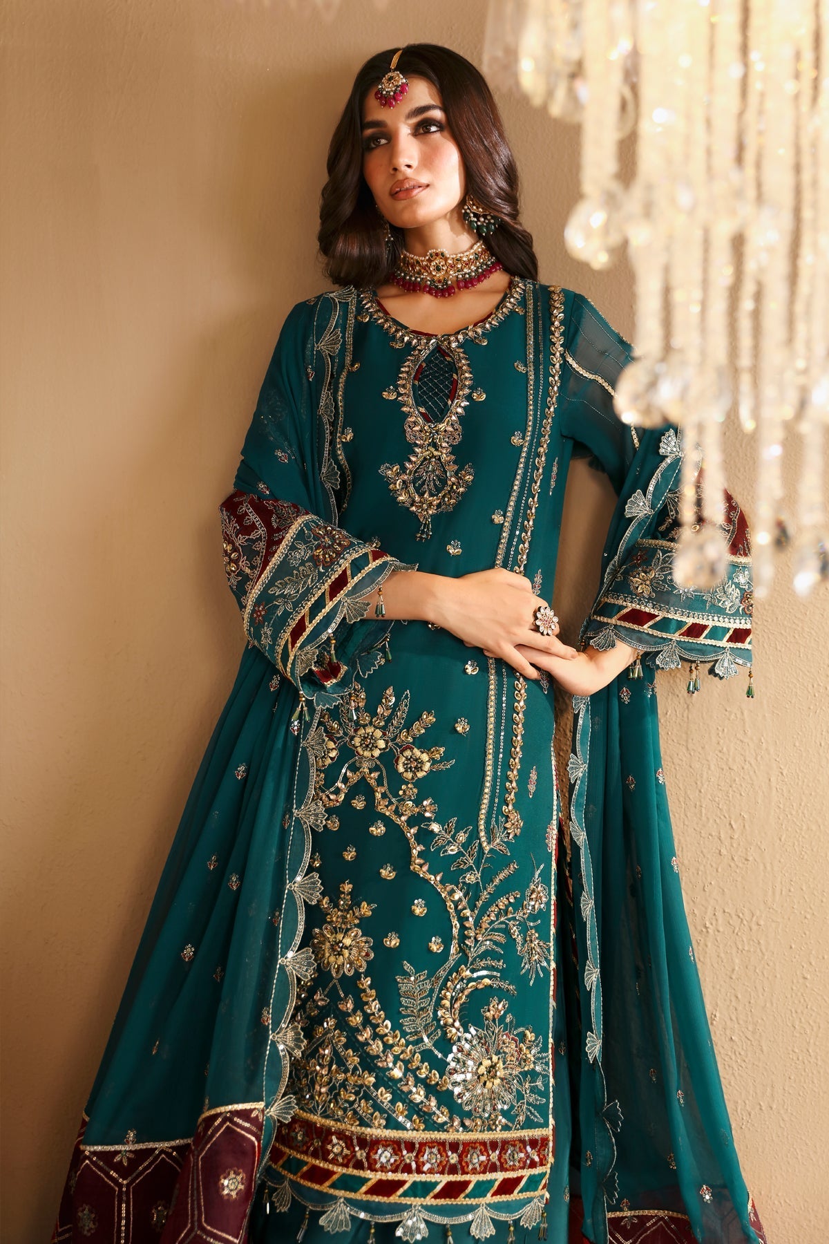 Alizeh | Reena Wedding Formals | AF-HM-4024-KHIVA by Alizeh - Designer Dress - Type: Ladies Clothes - Available at Libayah - 100% Original