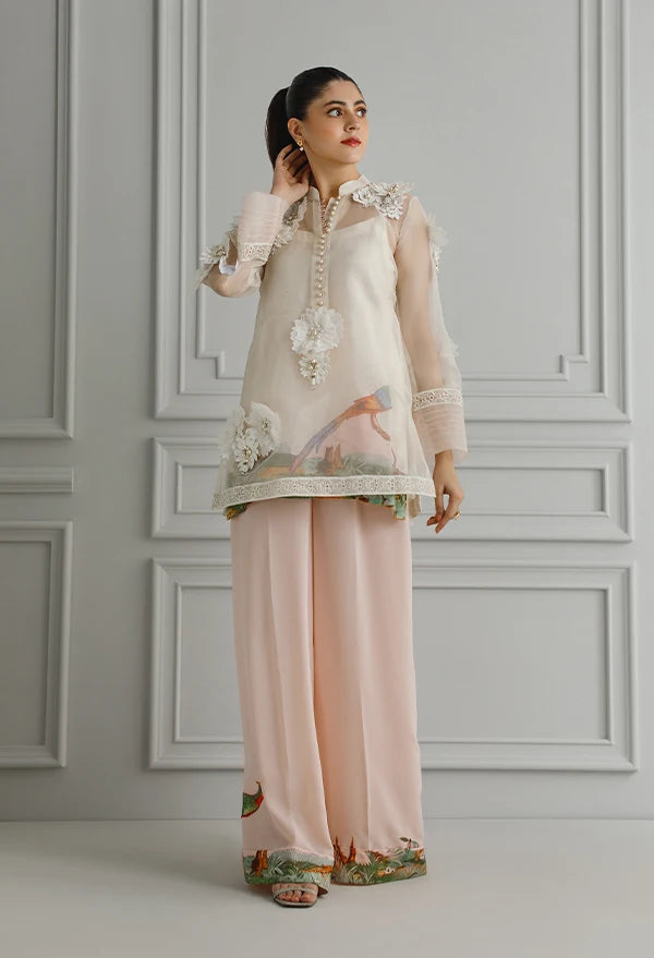 Afrozeh | Basic Pret 26 RTW | NACRE by Afrozeh - Designer Dress  - Type : Ladies Clothes - Available at Libayah - 100% Original 