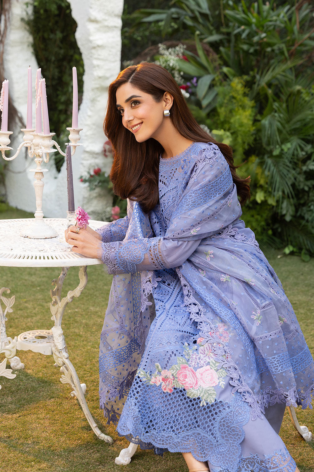Sobia Nazir | Luxury Lawn 25 | 10B by Sobia Nazir - Designer Dress - Type: Ladies Clothes - Available at Libayah - 100% Original