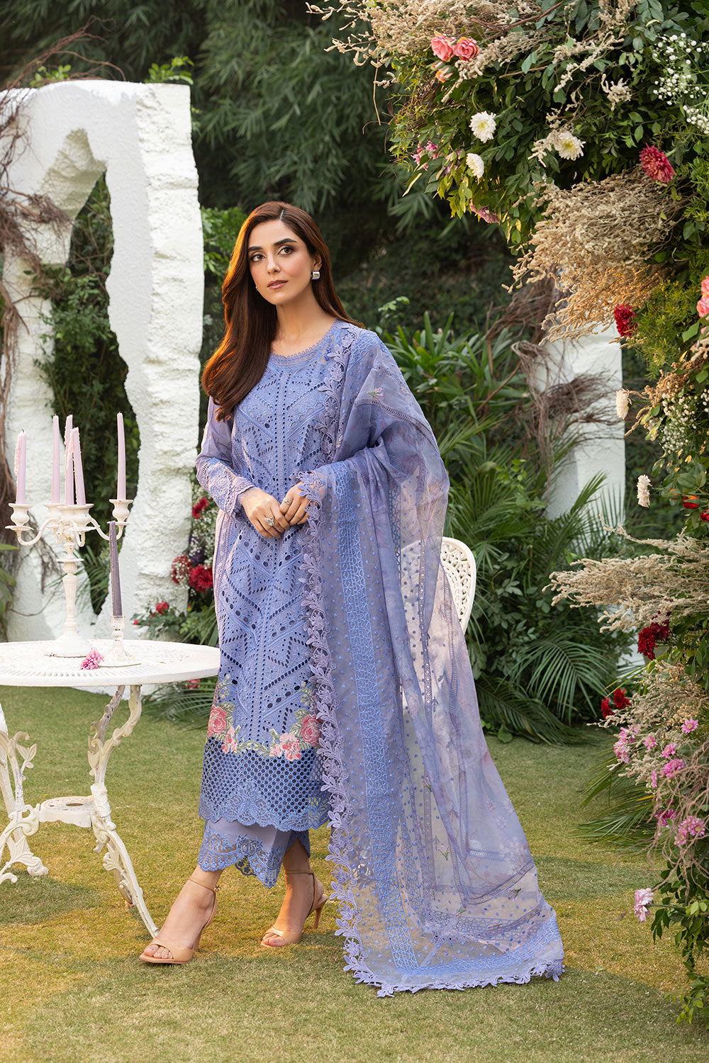 Sobia Nazir | Luxury Lawn 25 | 10B by Sobia Nazir - Designer Dress - Type: Ladies Clothes - Available at Libayah - 100% Original