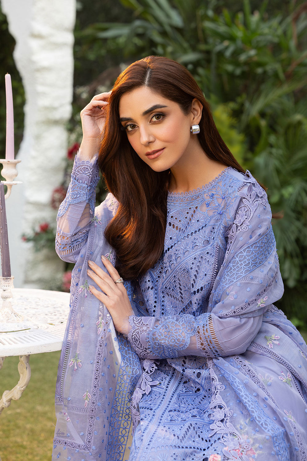 Sobia Nazir | Luxury Lawn 25 | 10B by Sobia Nazir - Designer Dress - Type: Ladies Clothes - Available at Libayah - 100% Original
