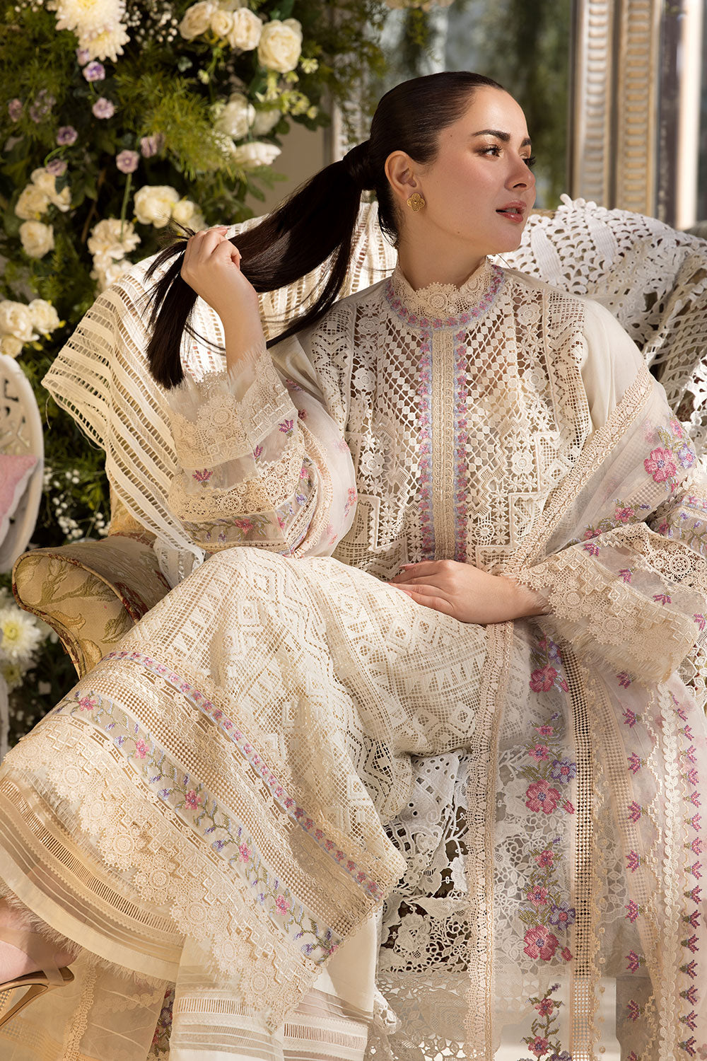 Sobia Nazir | Luxury Lawn 25 | 11B by Sobia Nazir - Designer Dress - Type: Ladies Clothes - Available at Libayah - 100% Original