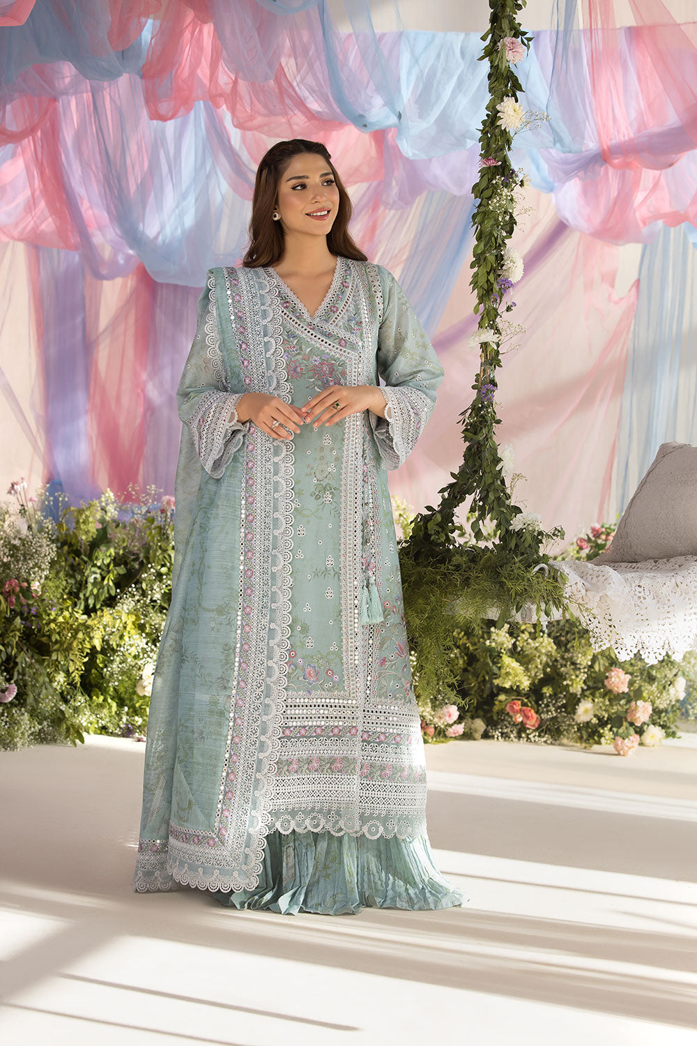 Sobia Nazir | Luxury Lawn 25 | 13A by Sobia Nazir - Designer Dress - Type: Ladies Clothes - Available at Libayah - 100% Original