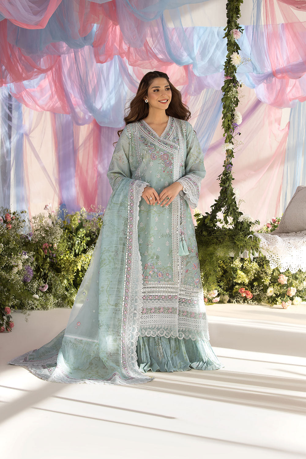 Sobia Nazir | Luxury Lawn 25 | 13A by Sobia Nazir - Designer Dress - Type: Ladies Clothes - Available at Libayah - 100% Original