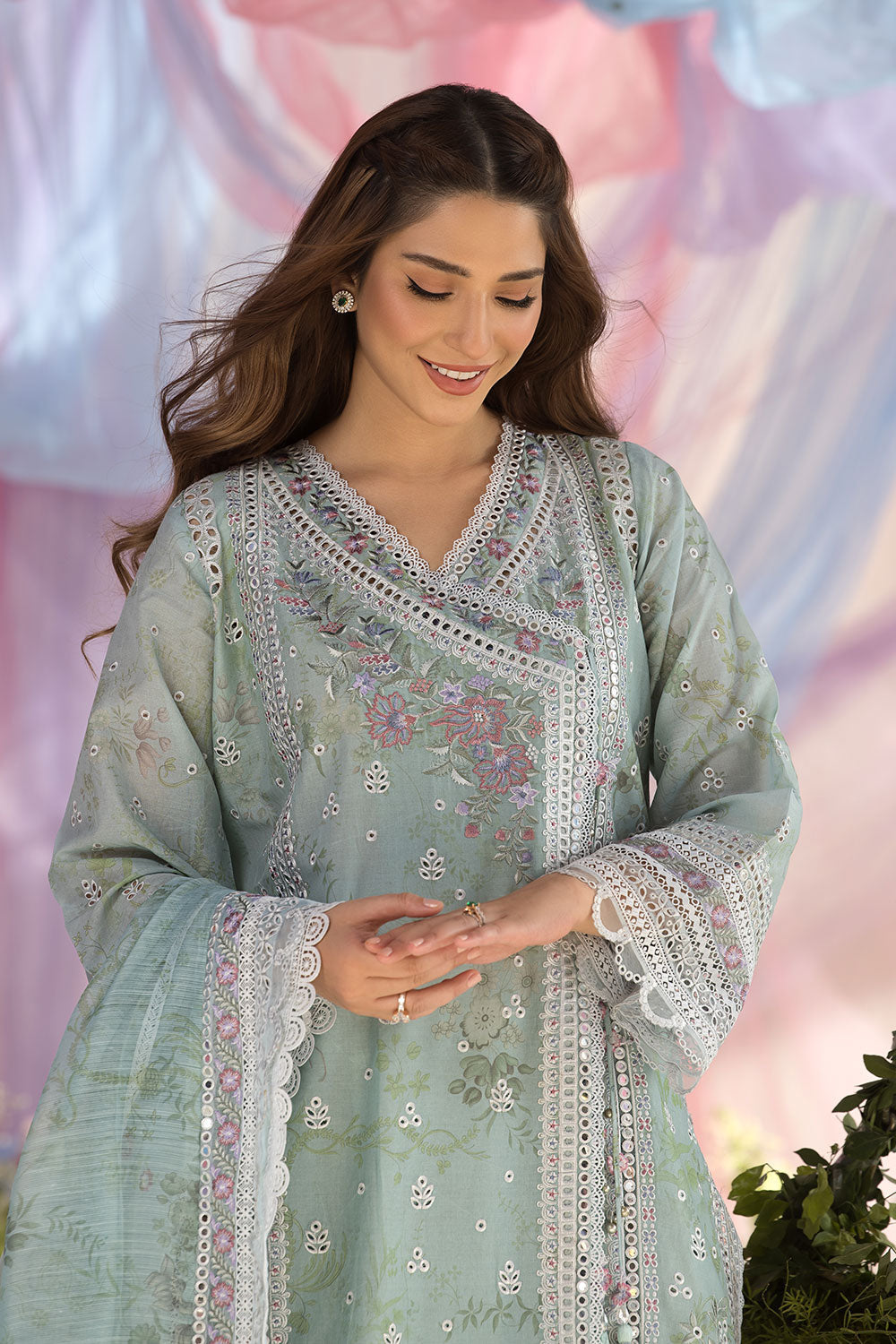 Sobia Nazir | Luxury Lawn 25 | 13A by Sobia Nazir - Designer Dress - Type: Ladies Clothes - Available at Libayah - 100% Original