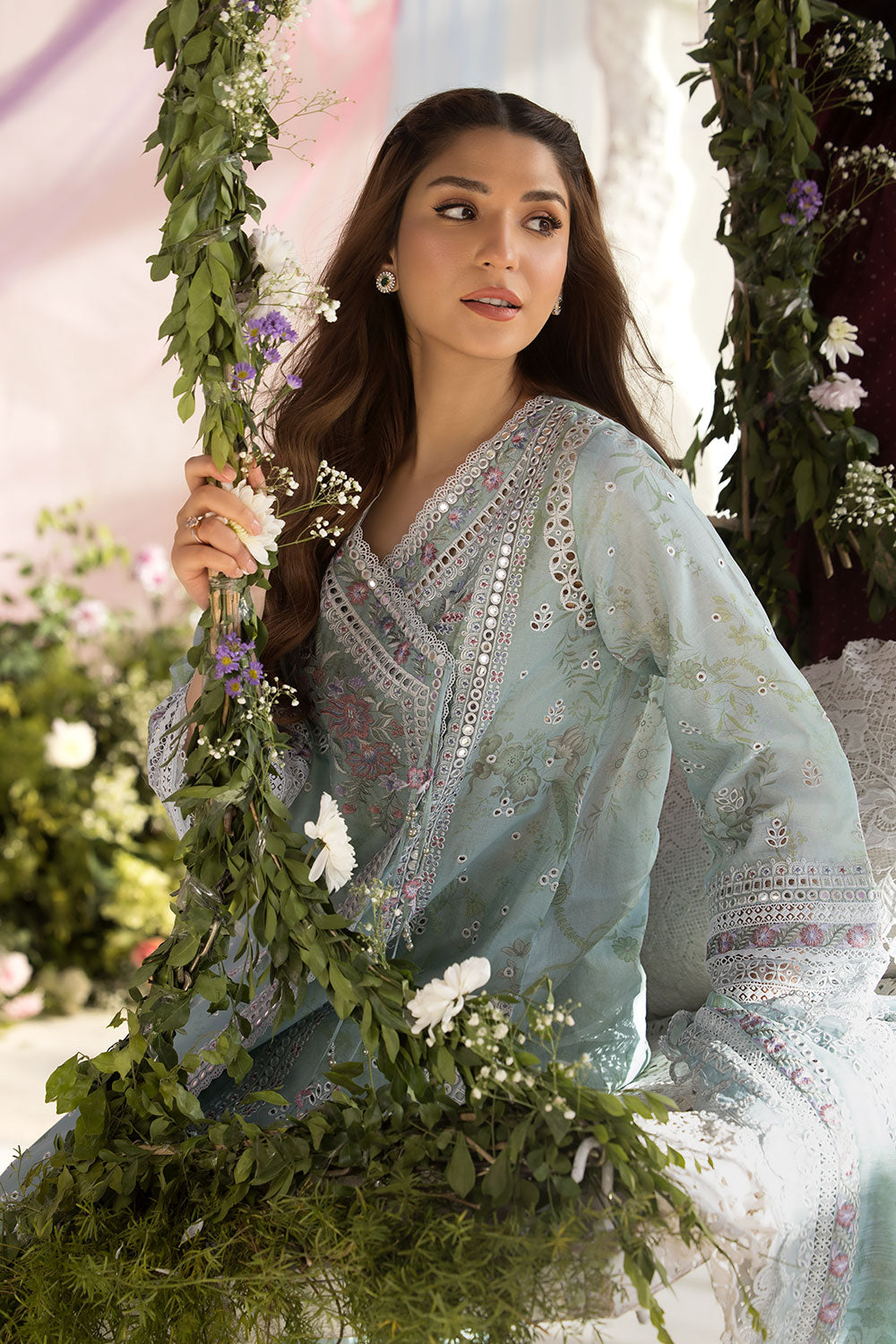 Sobia Nazir | Luxury Lawn 25 | 13A by Sobia Nazir - Designer Dress - Type: Ladies Clothes - Available at Libayah - 100% Original