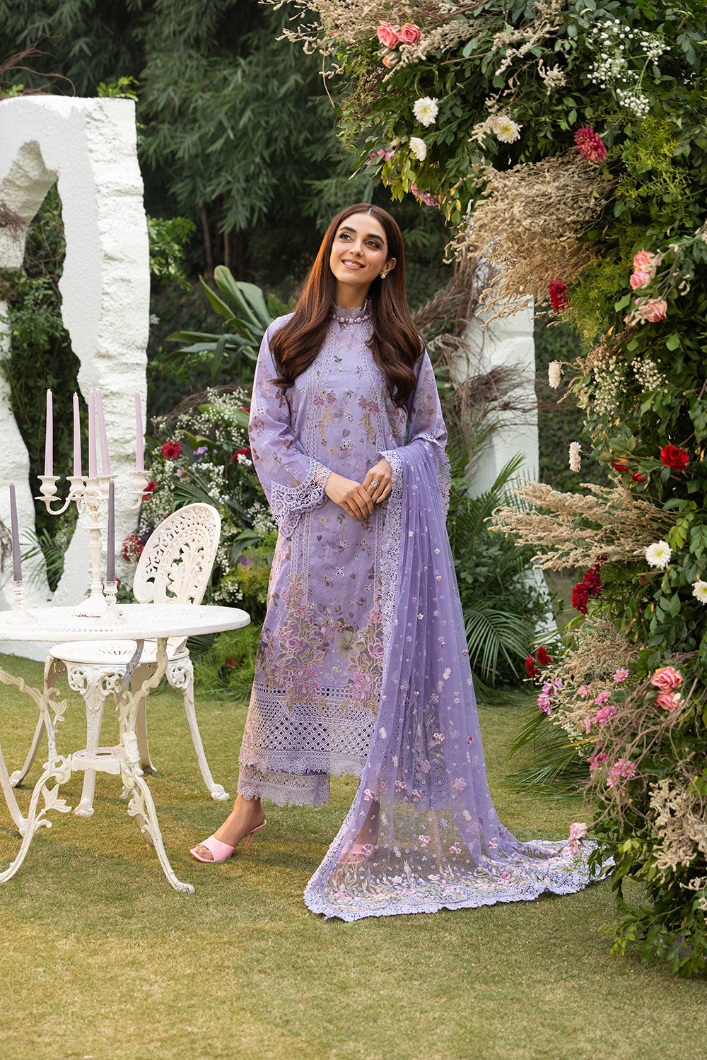 Sobia Nazir | Luxury Lawn 25 | 15A by Sobia Nazir - Designer Dress - Type: Ladies Clothes - Available at Libayah - 100% Original