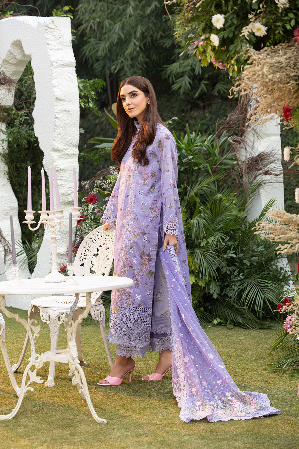 Sobia Nazir | Luxury Lawn 25 | 15A by Sobia Nazir - Designer Dress - Type: Ladies Clothes - Available at Libayah - 100% Original