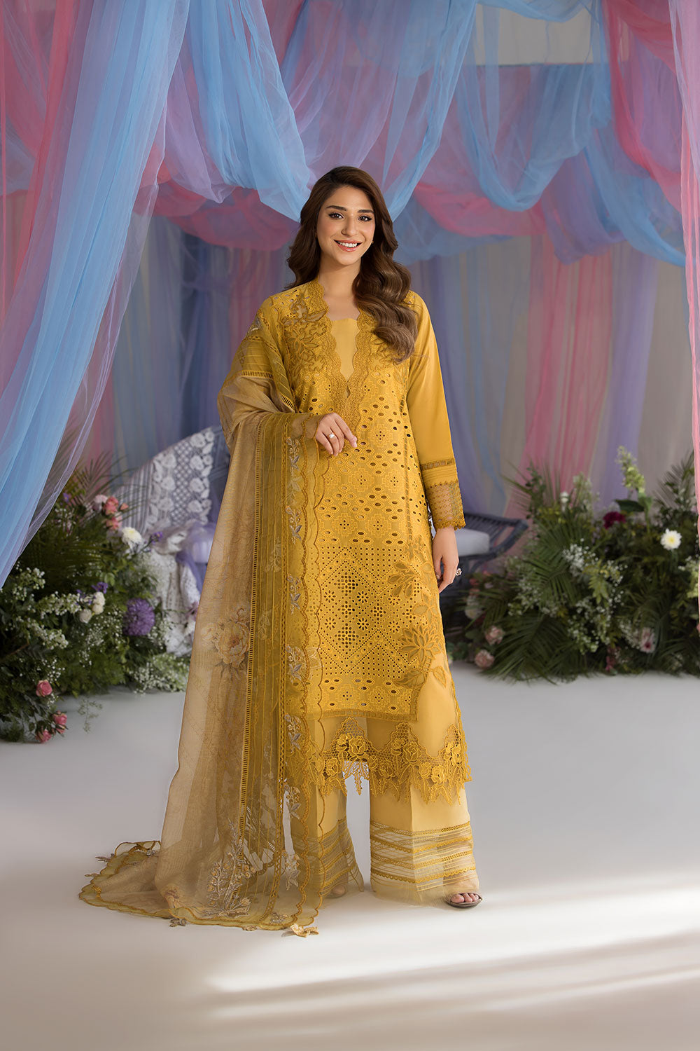 Sobia Nazir | Luxury Lawn 25 | 1A by Sobia Nazir - Designer Dress - Type: Ladies Clothes - Available at Libayah - 100% Original