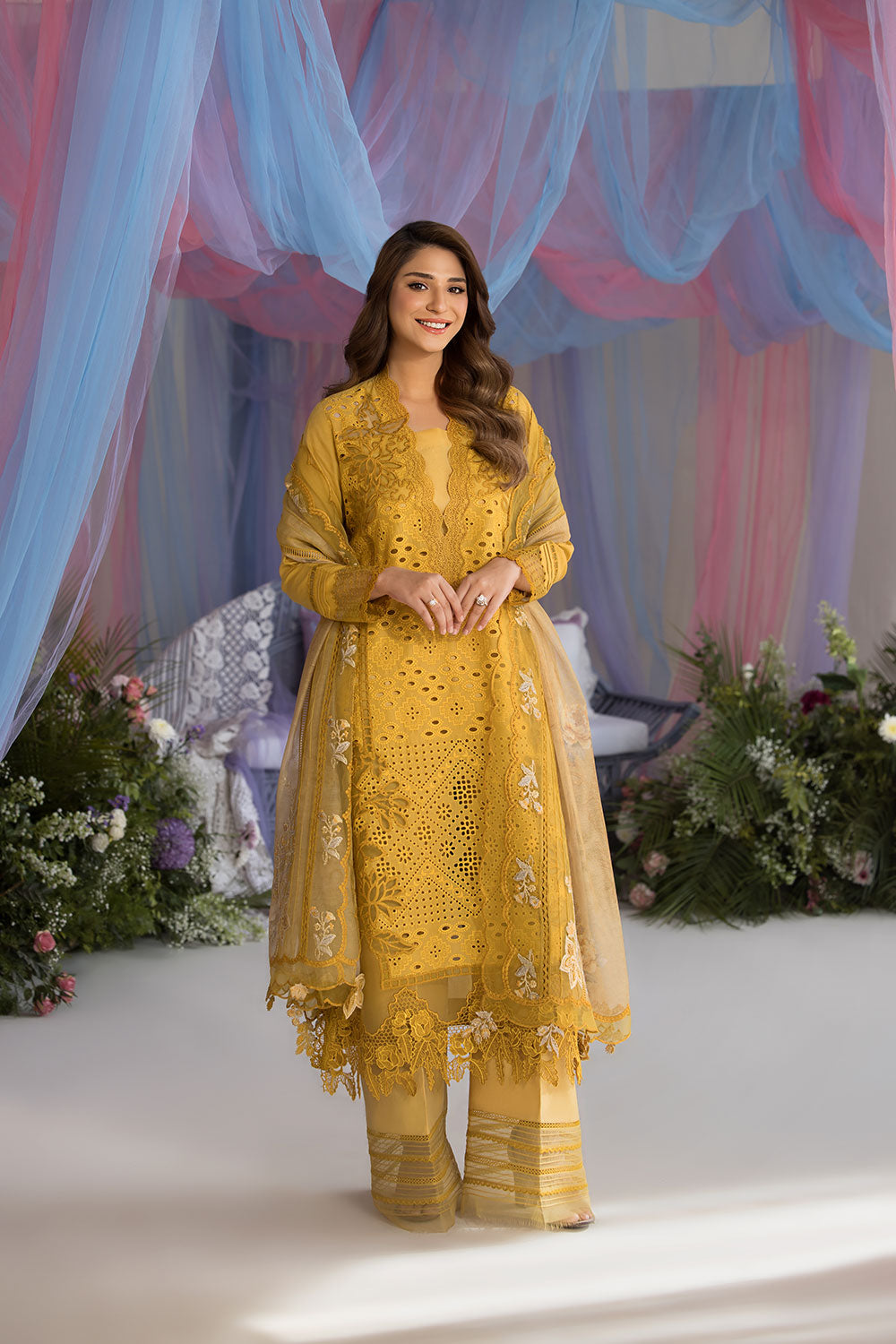 Sobia Nazir | Luxury Lawn 25 | 1A by Sobia Nazir - Designer Dress - Type: Ladies Clothes - Available at Libayah - 100% Original