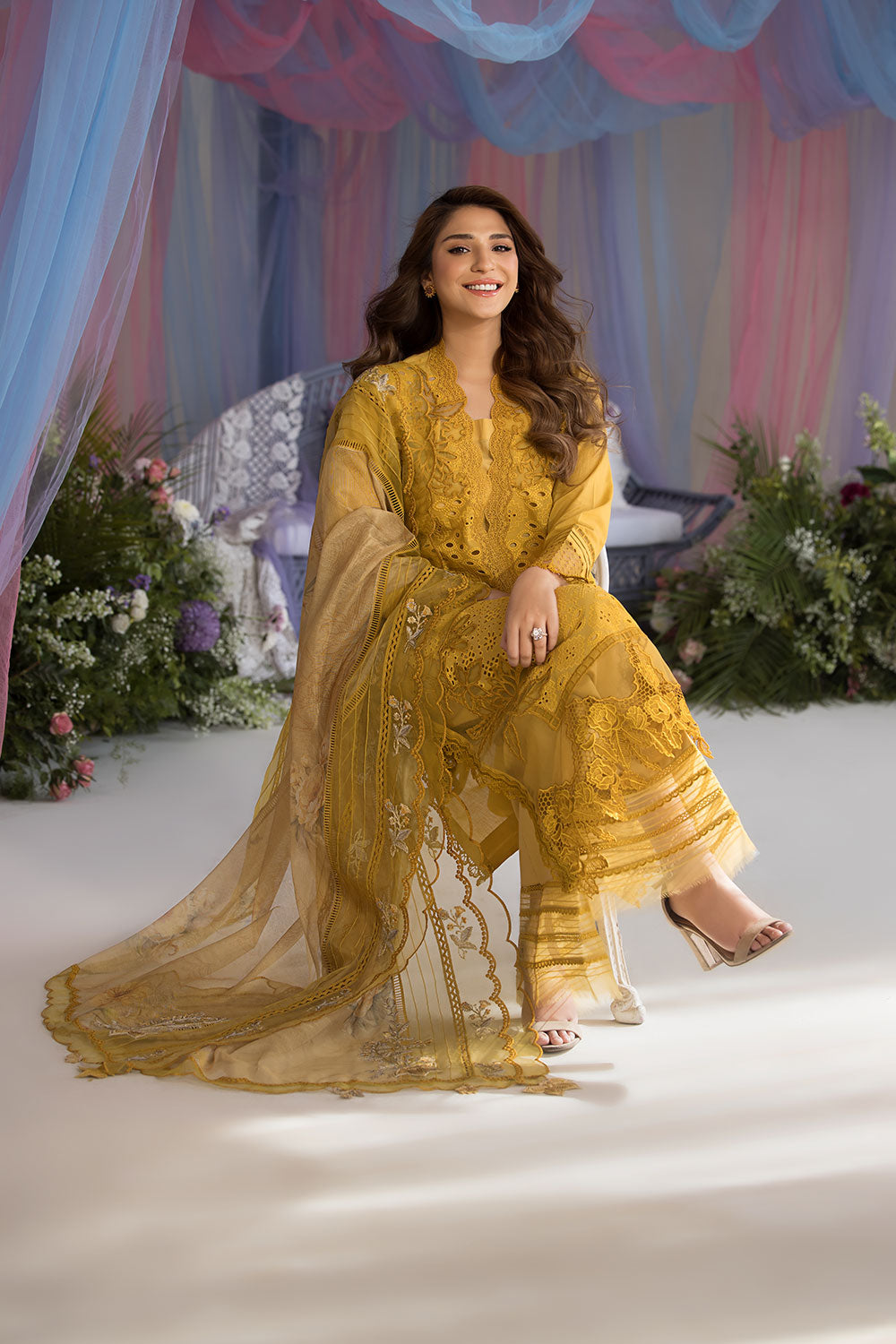 Sobia Nazir | Luxury Lawn 25 | 1A by Sobia Nazir - Designer Dress - Type: Ladies Clothes - Available at Libayah - 100% Original