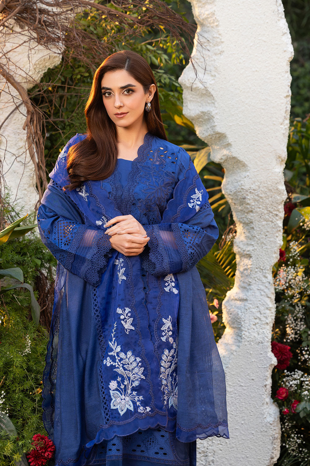 Sobia Nazir | Luxury Lawn 25 | 1B by Sobia Nazir - Designer Dress - Type: Ladies Clothes - Available at Libayah - 100% Original