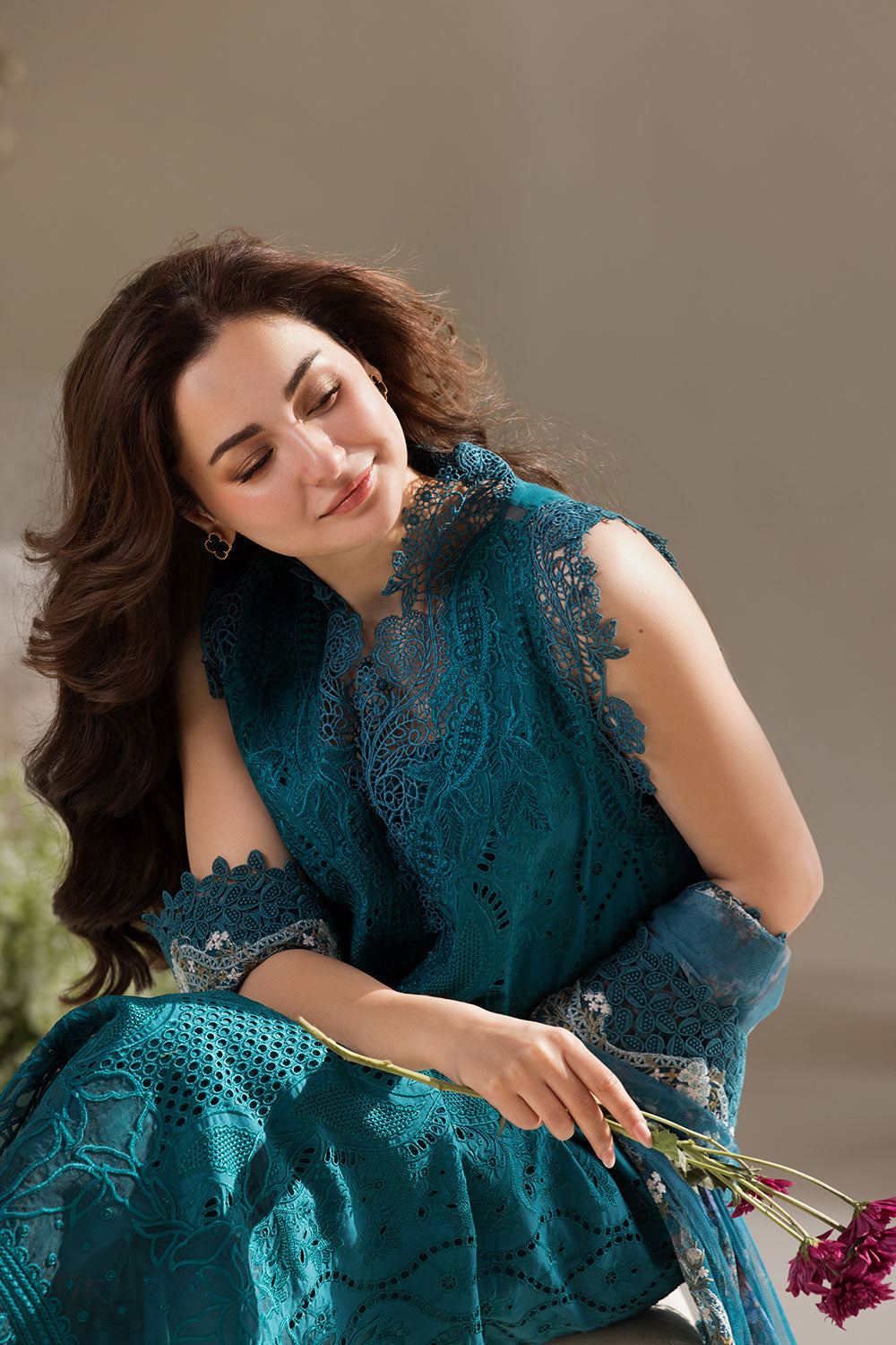 Sobia Nazir | Luxury Lawn 25 | 2A by Sobia Nazir - Designer Dress - Type: Ladies Clothes - Available at Libayah - 100% Original