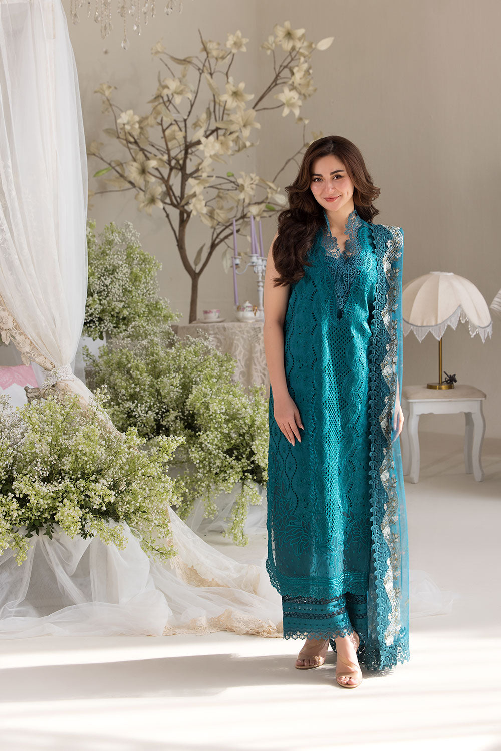Sobia Nazir | Luxury Lawn 25 | 2A by Sobia Nazir - Designer Dress - Type: Ladies Clothes - Available at Libayah - 100% Original