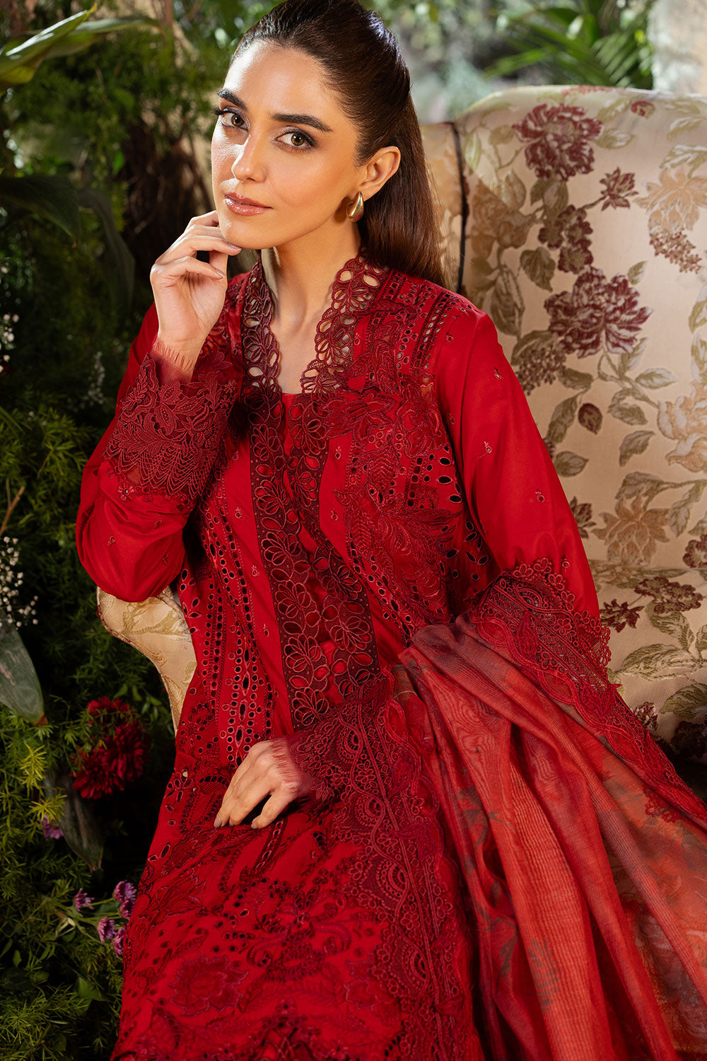 Sobia Nazir | Luxury Lawn 25 | 3A by Sobia Nazir - Designer Dress - Type: Ladies Clothes - Available at Libayah - 100% Original