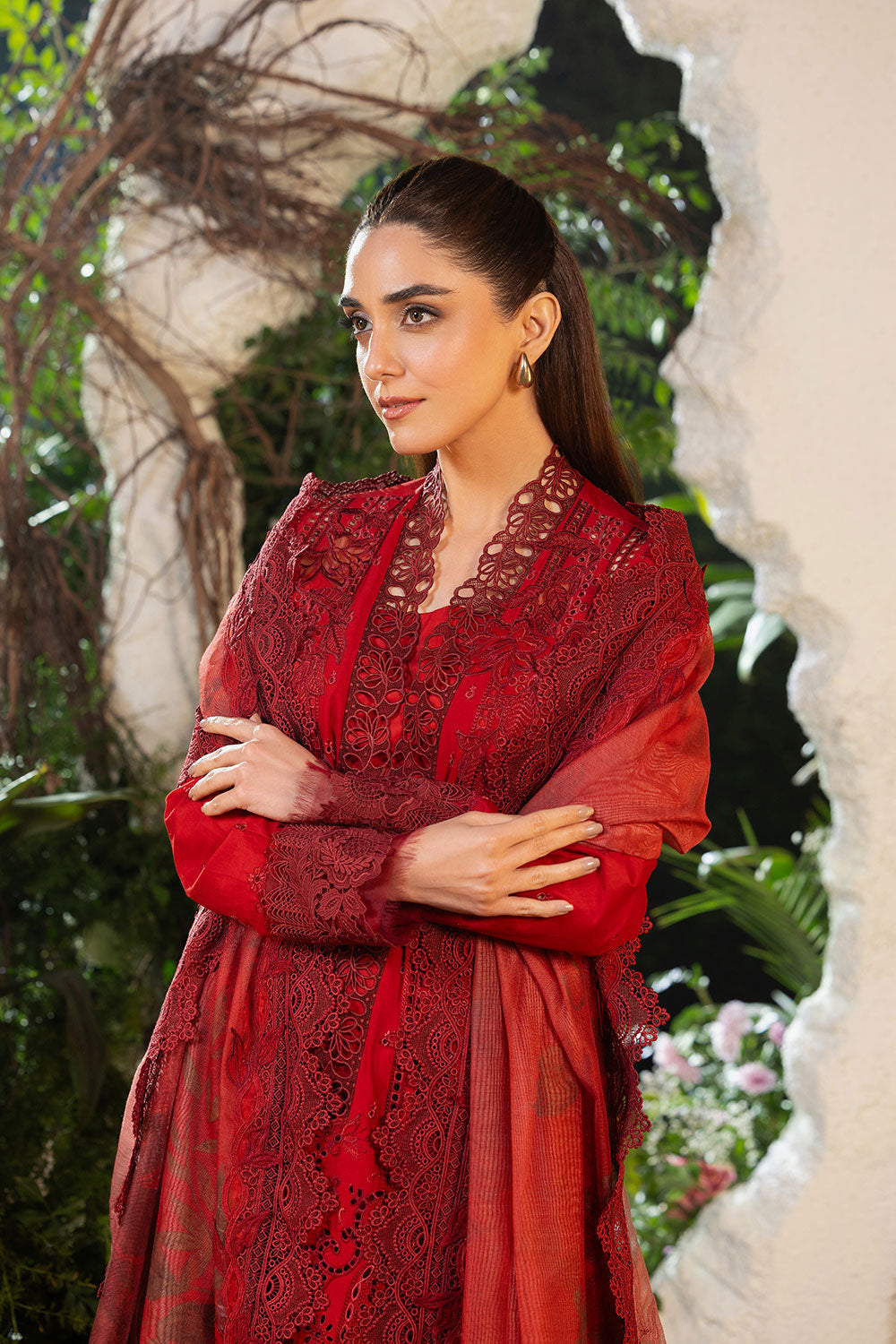 Sobia Nazir | Luxury Lawn 25 | 3A by Sobia Nazir - Designer Dress - Type: Ladies Clothes - Available at Libayah - 100% Original