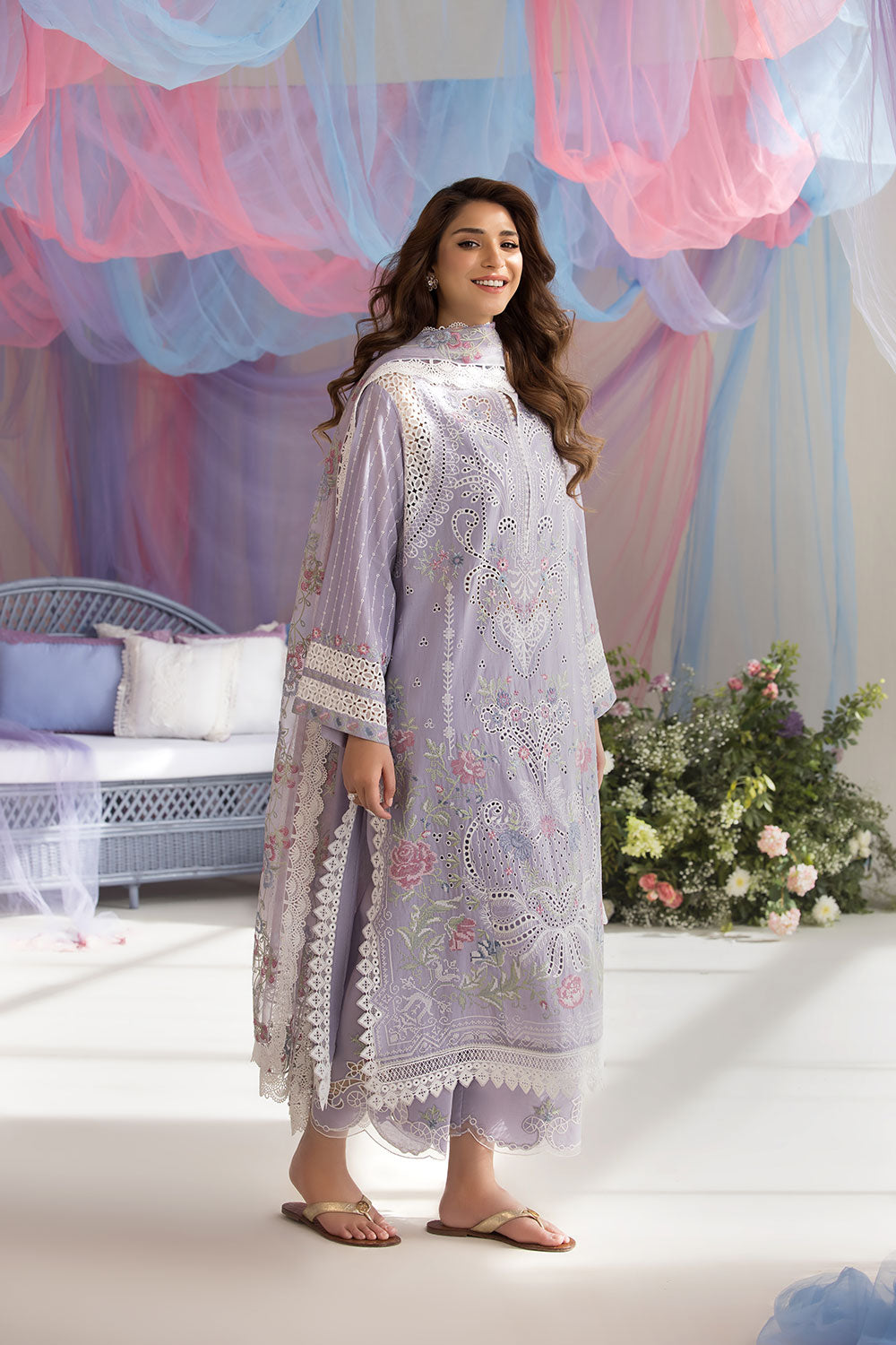 Sobia Nazir | Luxury Lawn 25 | 5A by Sobia Nazir - Designer Dress - Type: Ladies Clothes - Available at Libayah - 100% Original