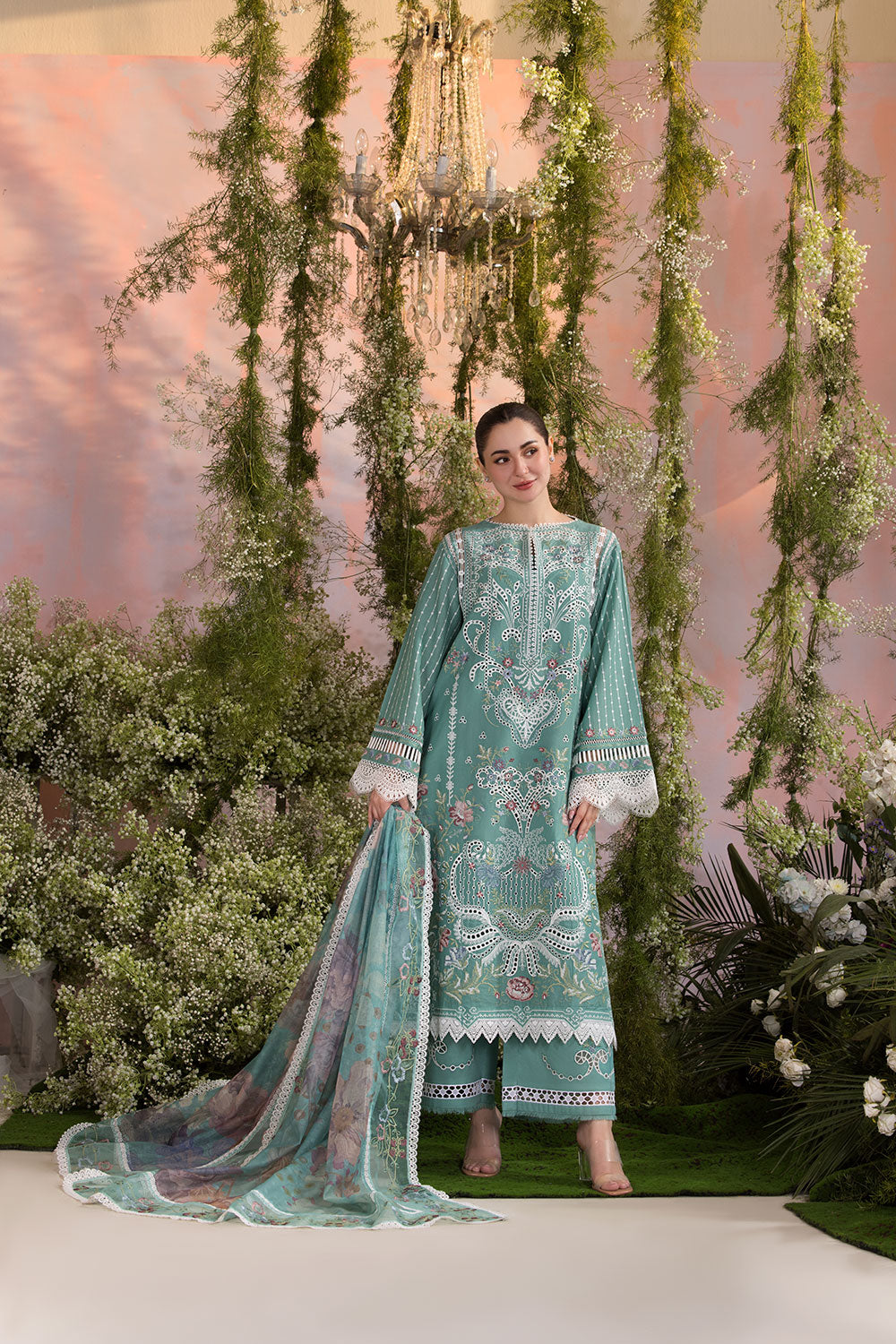 Sobia Nazir | Luxury Lawn 25 | 5B by Sobia Nazir - Designer Dress - Type: Ladies Clothes - Available at Libayah - 100% Original