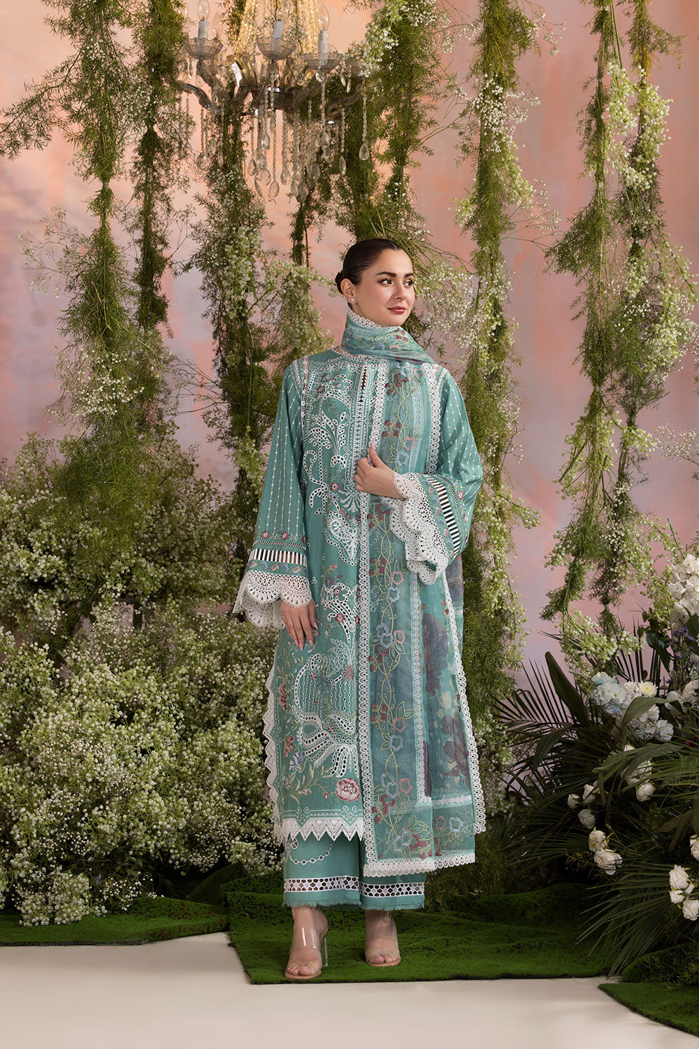 Sobia Nazir | Luxury Lawn 25 | 5B by Sobia Nazir - Designer Dress - Type: Ladies Clothes - Available at Libayah - 100% Original
