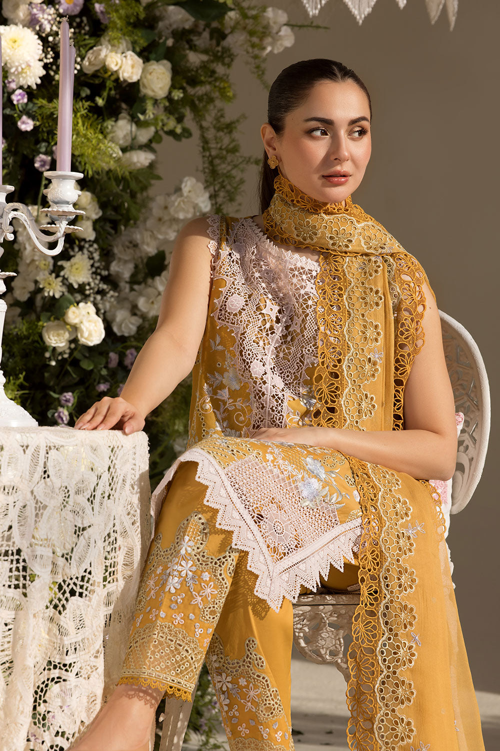 Sobia Nazir | Luxury Lawn 25 | 6B by Sobia Nazir - Designer Dress - Type: Ladies Clothes - Available at Libayah - 100% Original